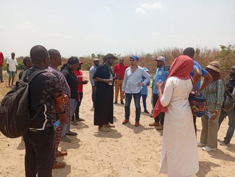 Field Trip - ICID President with the Young Professionals at NFGCS Farm Kokona L.G.A Nasarawa State