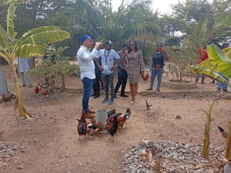 Field Trip - The ICID President with the Young Professionals at NFGCS Farm Kokona L.G.A Nasarawa State