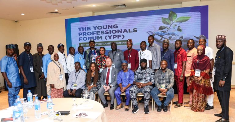 Group Photograph at the YPF with the ICID President